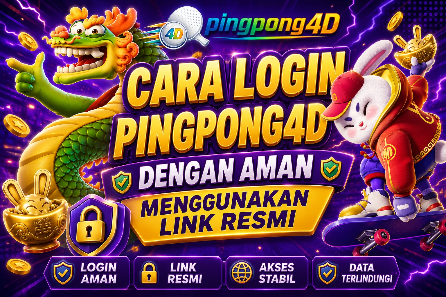Cara login pingpong4d dengan aman menggunakan link resmi
